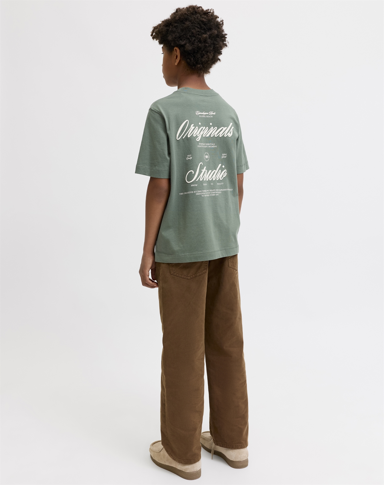 Jack & Jones Junior - JORNorrebro Typo T-shirt - Laurel Wreath 